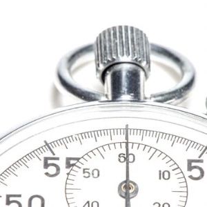 stopwatch representing piano practice minutes